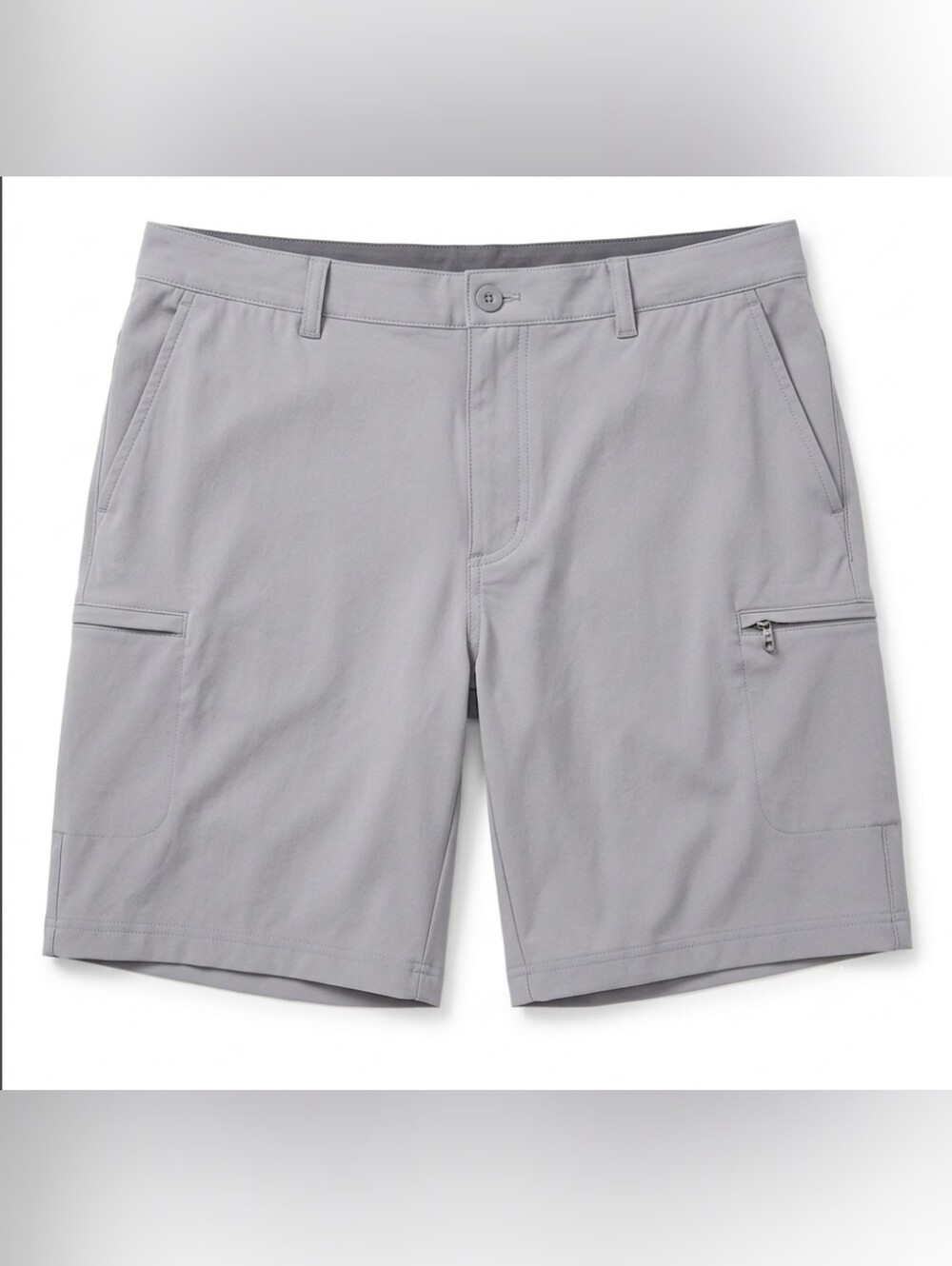 IZOD Golf Shorts Mens Size 44 Gray Flat Front Performance Stretch